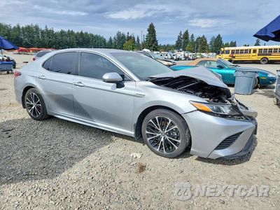 Czwarte zdjęcie samochodu z boku: 2018 TOYOTA CAMRY HYBRID SE VIN:4T1B21HK7JU007984 - miniatura