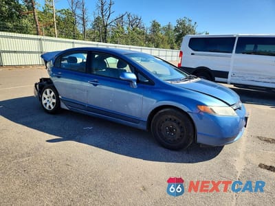 Czwarte zdjęcie samochodu z boku: 2006 HONDA CIVIC LX VIN:2HGFA16586H510473 - miniatura