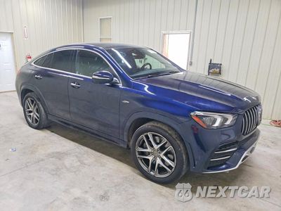Czwarte zdjęcie samochodu z boku: 2021 MERCEDES-BENZ GLE COUPE AMG 53 4MATIC VIN:4JGFD6BB1MA248205 - miniatura