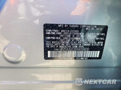 Zdjęcie 13 z 13 samochodu: 2024 SUBARU FORESTER SPORT VIN:JF2SKAGC8RH488400 - miniatura