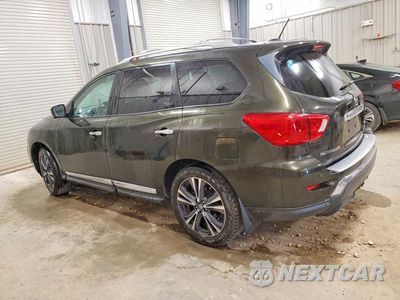 Drugie zdjęcie samochodu z przodu: 2017 NISSAN PATHFINDER PLATINUM VIN:5N1DR2MM5HC602687 - miniatura