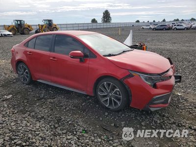 Czwarte zdjęcie samochodu z boku: 2021 TOYOTA COROLLA SE VIN:JTDS4MCEXMJ065093 - miniatura