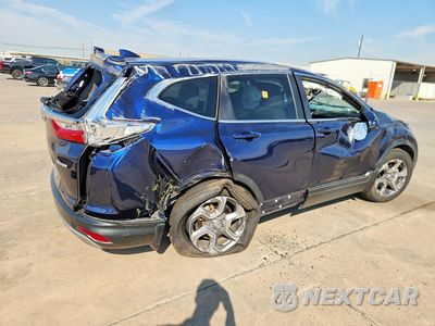 Trzecie zdjęcie samochodu z tyłu: 2019 HONDA CR-V EXL VIN:7FARW1H80KE029173 - miniatura