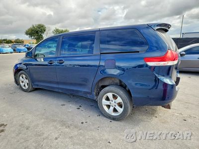 Drugie zdjęcie samochodu z przodu: 2011 TOYOTA SIENNA BASE 7-PASSENGER VIN:5TDZK3DC4BS025040 - miniatura