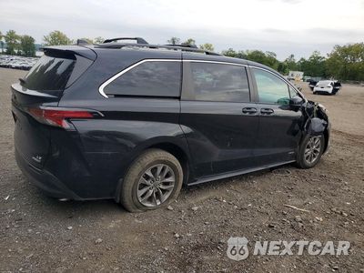 Trzecie zdjęcie samochodu z tyłu: 2021 TOYOTA SIENNA LE VIN:5TDKRKEC9MS060410 - miniatura