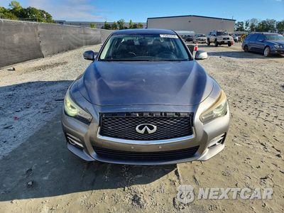Piąte zdjęcie samochodu w środku: 2015 INFINITI Q50 BASE VIN:JN1BV7APXFM339710 - miniatura