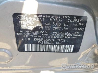 Zdjęcie 12 z 12 samochodu: 2024 HYUNDAI IONIQ 6 SEL VIN:KMHM34AA5RA073732 - miniatura