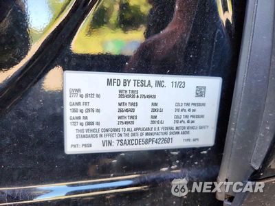 Zdjęcie 12 z 12 samochodu: 2023 TESLA MODEL X VIN:7SAXCDE58PF422601 - miniatura
