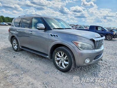 Czwarte zdjęcie samochodu z boku: 2014 INFINITI QX80 BASE VIN:JN8AZ2NE1E9065067 - miniatura