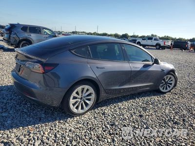 Trzecie zdjęcie samochodu z tyłu: 2022 TESLA MODEL 3 VIN:5YJ3E1EB6NF191074 - miniatura