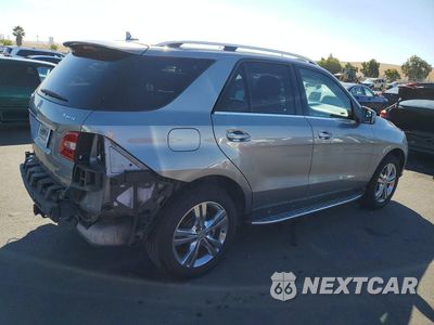 Trzecie zdjęcie samochodu z tyłu: 2014 MERCEDES-BENZ ML 350 4MATIC VIN:4JGDA5HB2EA270345 - miniatura