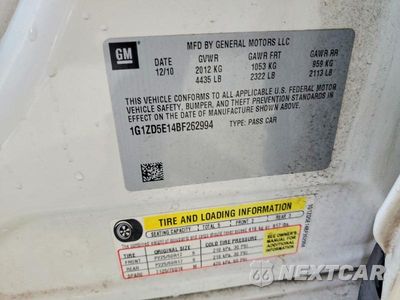 Zdjęcie 13 z 13 samochodu: 2011 CHEVROLET MALIBU 2LT VIN:1G1ZD5E14BF262994 - miniatura