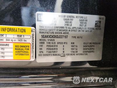Zdjęcie 13 z 13 samochodu: 2013 BUICK ENCLAVE VIN:5GAKVCKD6DJ227187 - miniatura