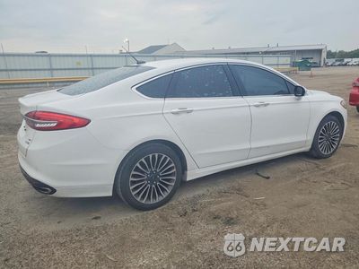 Trzecie zdjęcie samochodu z tyłu: 2017 FORD FUSION SE VIN:3FA6P0T92HR127592 - miniatura