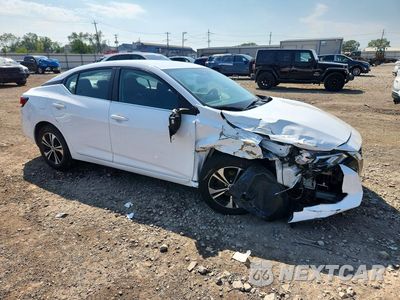 Czwarte zdjęcie samochodu z boku: 2022 NISSAN SENTRA SV VIN:3N1AB8CV3NY247033 - miniatura