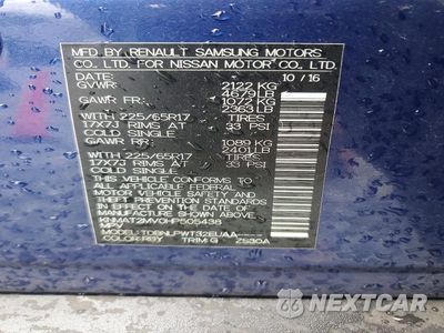 Zdjęcie 13 z 13 samochodu: 2017 NISSAN ROGUE S VIN:KNMAT2MV0HP505438 - miniatura