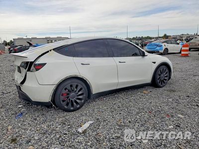 Trzecie zdjęcie samochodu z tyłu: 2022 TESLA MODEL Y VIN:7SAYGDEF4NF307282 - miniatura