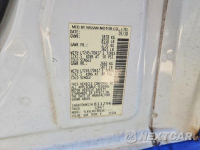 Zdjęcie 13 z 13 samochodu: 2018 NISSAN NV 1500 SV VIN:1N6BF0KM1JN811296 - miniatura