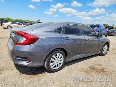 Trzecie zdjęcie samochodu z tyłu: 2021 HONDA CIVIC LX VIN:2HGFC2F67MH546368 - miniatura