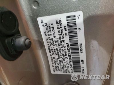 Zdjęcie 13 z 13 samochodu: 2003 HONDA ELEMENT EX VIN:5J6YH28683L053168 - miniatura