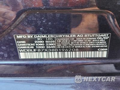 Zdjęcie 12 z 12 samochodu: 2008 MERCEDES-BENZ E 350 4MATIC VIN:WDBUF87X38B196208 - miniatura