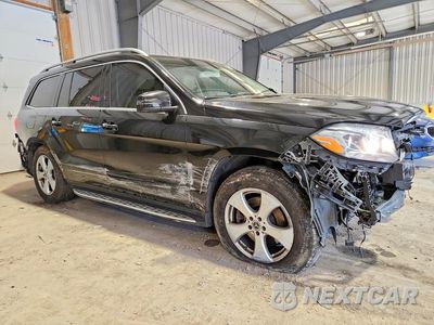 Czwarte zdjęcie samochodu z boku: 2019 MERCEDES-BENZ GLS 450 4MATIC VIN:4JGDF6EE6KB227493 - miniatura