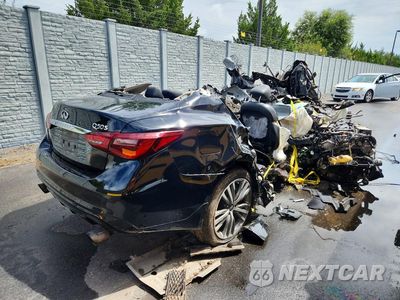 Trzecie zdjęcie samochodu z tyłu: 2018 INFINITI Q50 3.0T SPORT VIN:JN1EV7APXJM355217 - miniatura