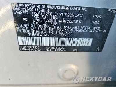 Zdjęcie 14 z 14 samochodu: 2016 TOYOTA RAV4 LE VIN:2T3BFREV7GW453358 - miniatura
