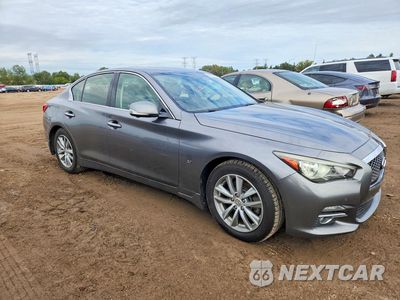 Czwarte zdjęcie samochodu z boku: 2015 INFINITI Q50 PREMIUM VIN:JN1BV7ARXFM395521 - miniatura