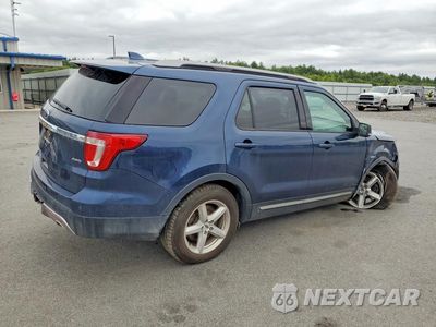 Trzecie zdjęcie samochodu z tyłu: 2017 FORD EXPLORER XLT VIN:1FM5K8D81HGE17334 - miniatura