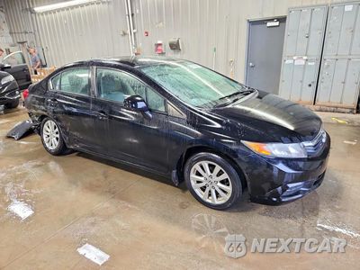 Czwarte zdjęcie samochodu z boku: 2012 HONDA CIVIC EX VIN:19XFB2F81CE019276 - miniatura