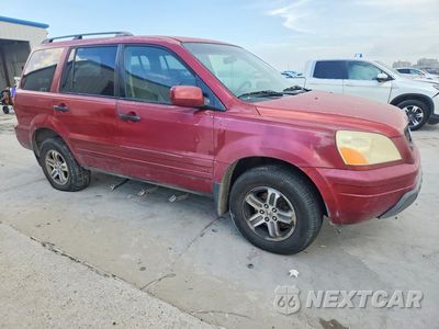 Czwarte zdjęcie samochodu z boku: 2005 HONDA PILOT EX VIN:5FNYF18455B020039 - miniatura