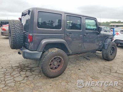 Trzecie zdjęcie samochodu z tyłu: 2017 JEEP WRANGLER UNLIMITED SAHARA VIN:1C4BJWEG2HL507667 - miniatura