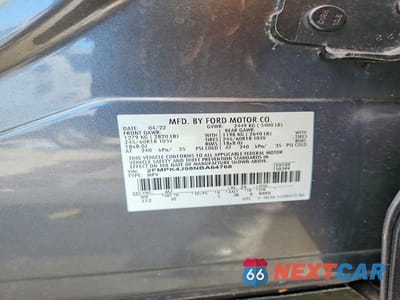 Zdjęcie 13 z 13 samochodu: 2022 FORD EDGE SEL VIN:2FMPK4J98NBA64768 - miniatura