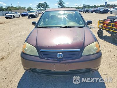 Piąte zdjęcie samochodu w środku: 2001 HONDA CIVIC LX VIN:2HGES16551H541830 - miniatura