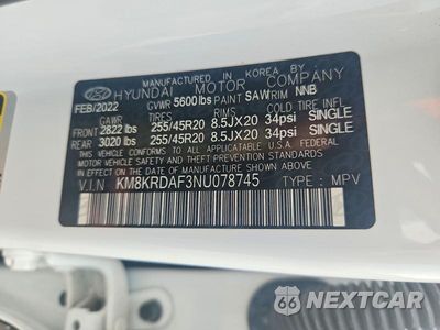 Zdjęcie 13 z 13 samochodu: 2022 HYUNDAI IONIQ 5 LIMITED VIN:KM8KRDAF3NU078745 - miniatura
