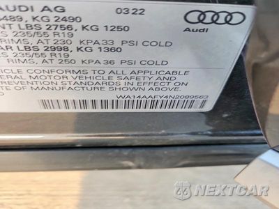 Zdjęcie 14 z 14 samochodu: 2022 AUDI Q5 SPORTBACK PREMIUM 45 VIN:WA14AAFY4N2089563 - miniatura