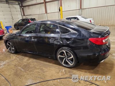 Drugie zdjęcie samochodu z przodu: 2018 HONDA ACCORD SPORT VIN:1HGCV1F39JA087691 - miniatura