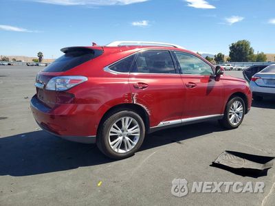 Trzecie zdjęcie samochodu z tyłu: 2010 LEXUS RX 450H VIN:JTJBC1BA2A2015842 - miniatura
