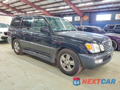 Czwarte zdjęcie samochodu z boku: 2006 LEXUS LX 470 VIN:JTJHT00W764015009 - miniatura