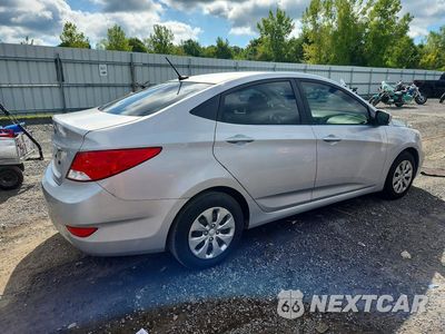 Trzecie zdjęcie samochodu z tyłu: 2017 HYUNDAI ACCENT SE VIN:KMHCT4AE2HU276542 - miniatura