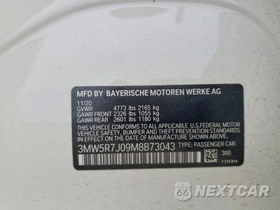Zdjęcie 12 z 12 samochodu: 2021 BMW 330XI VIN:3MW5R7J09M8B73043 - miniatura