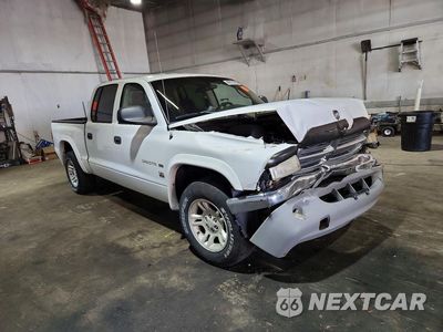 Czwarte zdjęcie samochodu z boku: 2002 DODGE DAKOTA QUAD SLT VIN:1B7HL48N42S652239 - miniatura