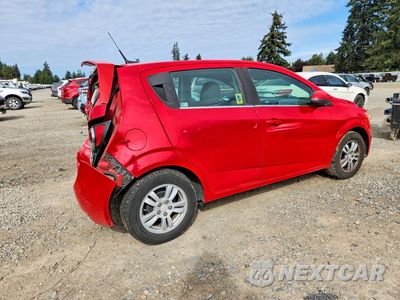 Trzecie zdjęcie samochodu z tyłu: 2014 CHEVROLET SONIC LT VIN:1G1JC6SB0E4124999 - miniatura