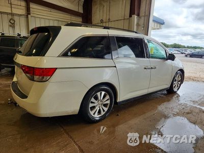 Trzecie zdjęcie samochodu z tyłu: 2015 HONDA ODYSSEY EXL VIN:5FNRL5H68FB006367 - miniatura