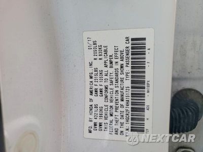 Zdjęcie 12 z 12 samochodu: 2017 HONDA ACCORD EX VIN:1HGCR2F74HA151725 - miniatura