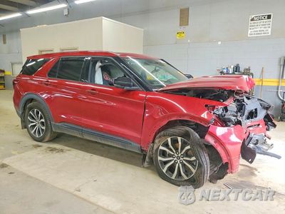 Czwarte zdjęcie samochodu z boku: 2021 FORD EXPLORER ST VIN:1FM5K8GCXMGA22899 - miniatura