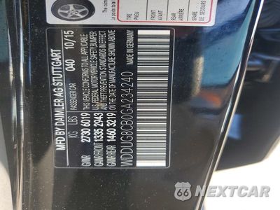 Zdjęcie 12 z 12 samochodu: 2016 MERCEDES-BENZ S 550 VIN:WDDUG8CB0GA234240 - miniatura