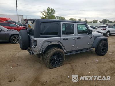 Trzecie zdjęcie samochodu z tyłu: 2018 JEEP WRANGLER UNLIMITED SPORT VIN:1C4HJXDN1JW145156 - miniatura