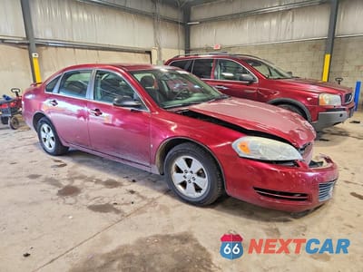Czwarte zdjęcie samochodu z boku: 2008 CHEVROLET IMPALA LT VIN:2G1WT58N981343154 - miniatura